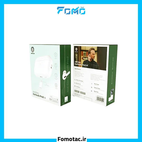 Green Lion Bluetooth AirPods Pro 2 G1 | ایرپاد بلوتوثی گرین‌لاین(Green Lion) مدل Pro 2 G1