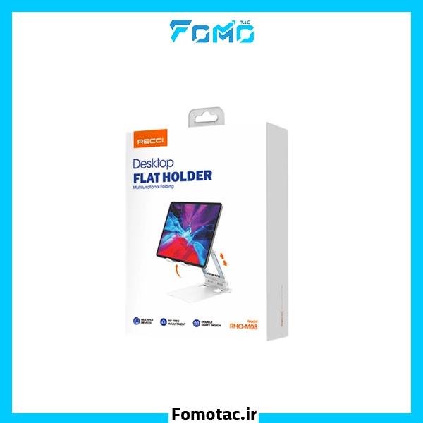 Recci-Brand-Desktop-Stand-Model-M083 | هولدر رومیزی موبایل و تبلت رسی(Recci) مدل RHO-M08