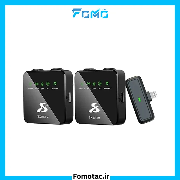 SX10 Dual Wireless Microphone Set with Lightning Connector