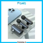 Wireless microphone model SX26 with Type-c and lightening ports and 3.5 mm jack
