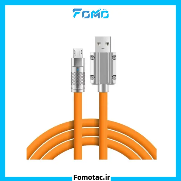 120W LED Charging Cable – Micro and Type-C | کابل شارژ چراغدار 120 وات - میکرو و تایپ سی