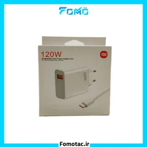 Charger Xiaomi 120W Dual Pin with Cable Original | شارژر 120 وات شیائومی(Xiaomi) اورجینال دو پین - همراه کابل