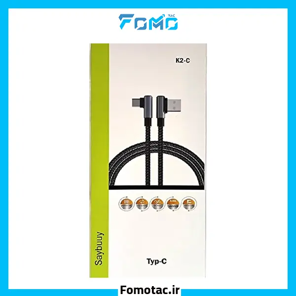 Saybuuy Type C Charging Cable Model K2-C | کابل شارژ تایپ سی سی بای(Saybuuy) مدل K2-C