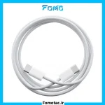 کابل شارژ 60 وات دوسر‌ تایپ‌سی اورجینال اپل(Apple) مدل IPHONE 16 - همراه سوزن سیم‌کارت - تصویر 2