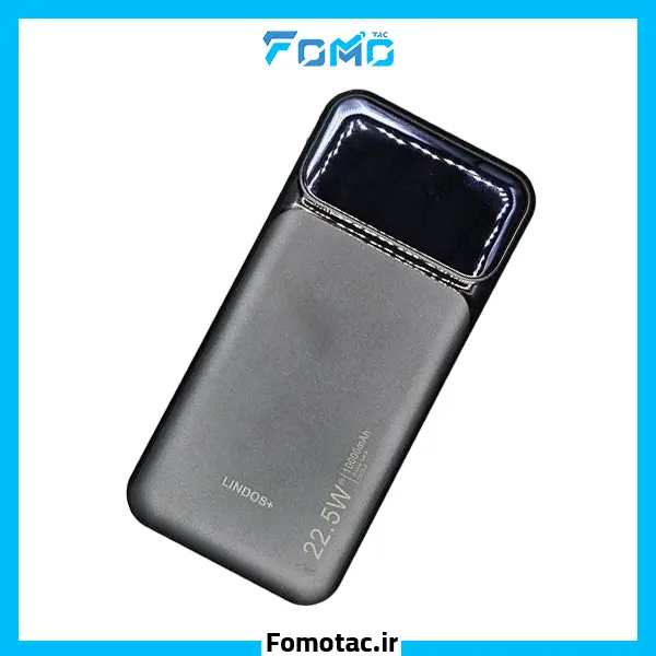 LINDOS Plus 30000mAh Power Bank Model LN-06 | پاوربانک 3۰۰۰۰MAh لیندوس‌پلاس(LINDOS) مدل LN-06 - درگاه USB & Type-C PD