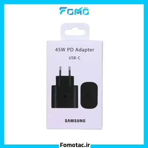 Samsung charger model EP-TA845 capacity 45 watts two-pin super fast