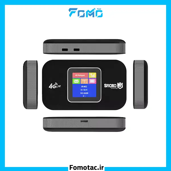 Sfiord GSM Modem 4G M750 WifiBox | مودم جیبی ۴G LTE اسفیورد(Sfiord) مدل M750 - شارژدهی 12 ساعته