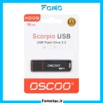 OSCOO K009 USB 3.0 Flash Memory 32GB Red Black|فلش مموری32 گیگابایتی USB 3.0 اوسکو (OSCOO) مدل K009