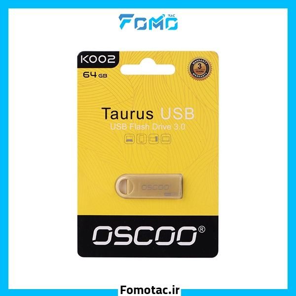 OSCOO K002 USB 3.0 Flash Memory 16GB Silver|فلش مموری16 گیگابایتی USB 3.0 اوسکو (OSCOO) مدل K002