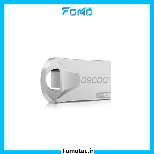 OSCOO R007 USB 2.0 Flash Memory 64GB Silver|فلش مموری64 گیگابایتی USB 2.0 اوسکو (OSCOO) مدل R007