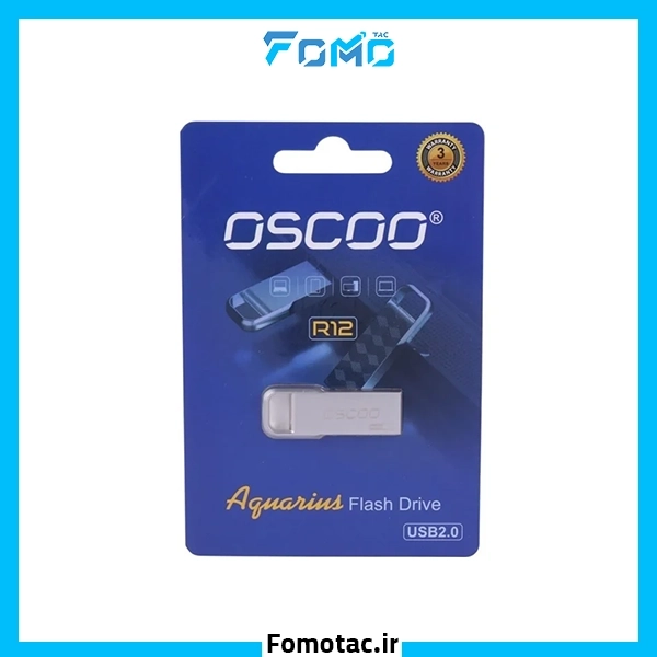 FLASH 64G R12 OSCOO|فلش مموری64 گیگابایتی USB2.0 اوسکو(OSCOO) مدل R12