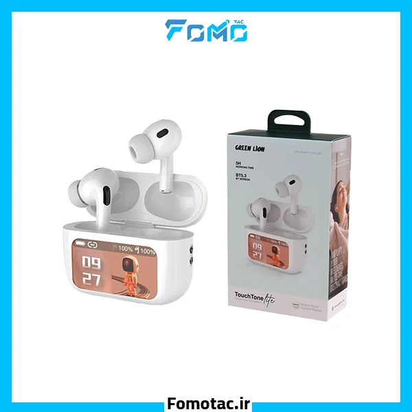 Green Lion AirPods Touch Tone Lite | ایرپاد گرین لاین(Green Lion) مدل Touch Tone Lite