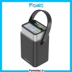 Powerology Power Bank 40000mAh PD65W Halo Beam|پاوربانک چراغ‌دار 40000mAh پاورولوژی (Powerology) مدل Halo Beam