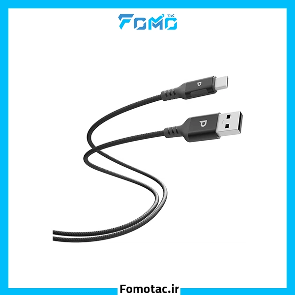 Powerology USB-A to USB-C PD20W Cable PC016|کابل USB-A به USB-C پاورولوژی (Powerology) مدل PC016 - دو متر