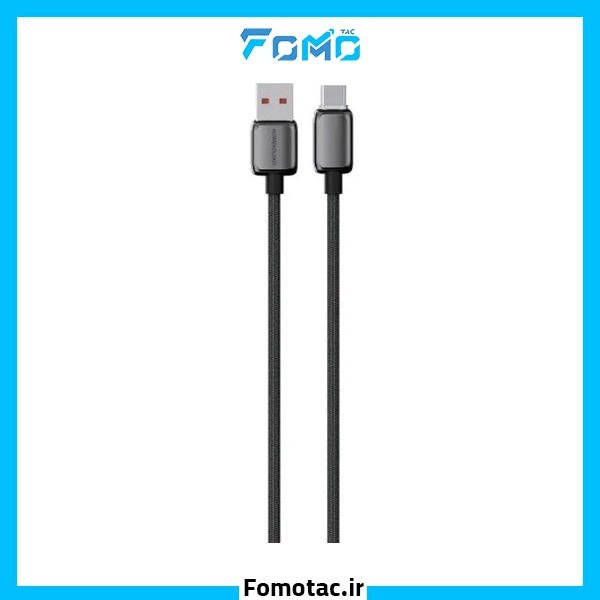 Powerology USB-A to USB-C Zinco Series 1M Cable|کابل USB-A به USB-C پاورولوژی(Powerology)مدلZinco Series - یک متر