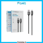 Powerology USB-A to USB-C Zinco Series 1M Cable|کابل USB-A به USB-C پاورولوژی(Powerology)مدلZinco Series - یک متر